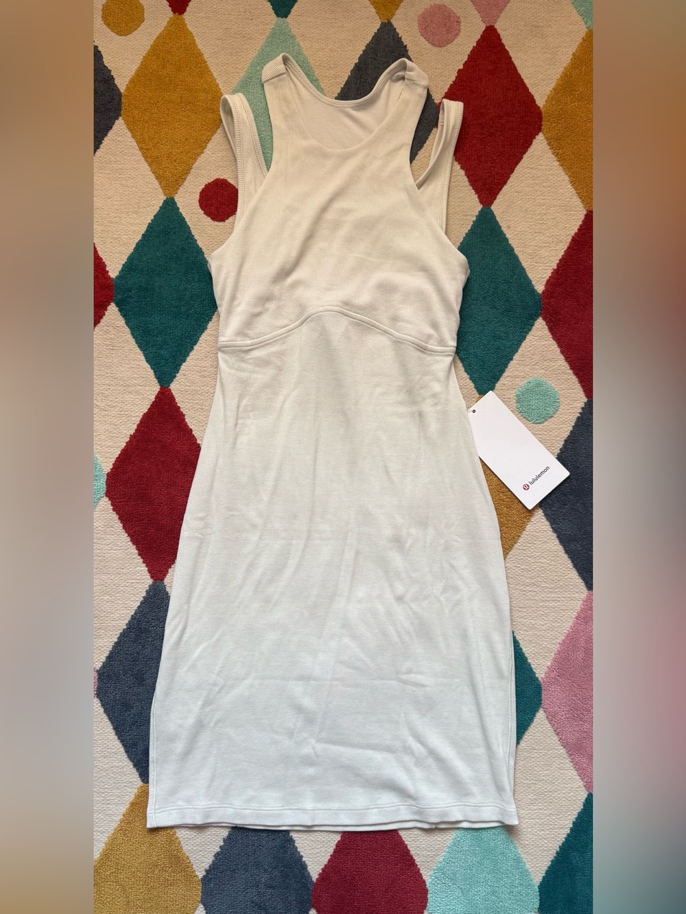 Lululemon Ribbed Cotton Modal Cut-Out Dress - Size 4